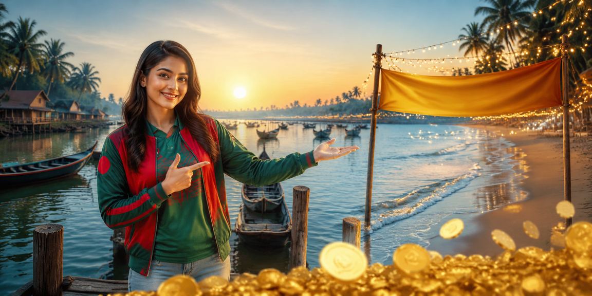 কক্সবাজারে ক্রিকেট বেটিংয়ের সৈকত দৃশ্য